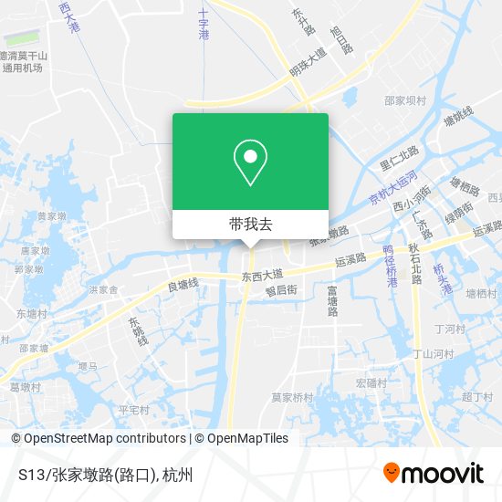 S13/张家墩路(路口)地图