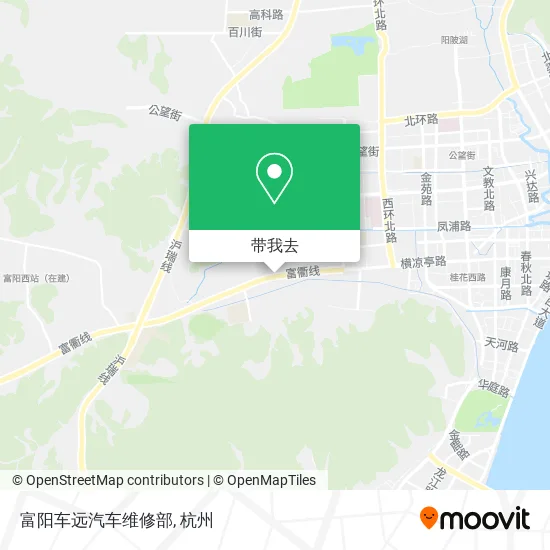 富阳车远汽车维修部地图