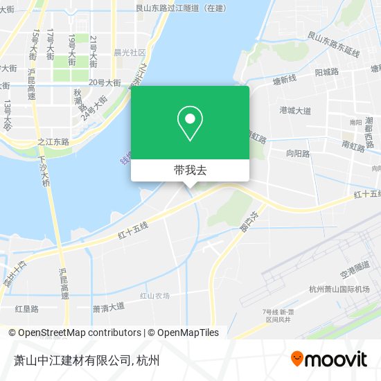 萧山中江建材有限公司地图