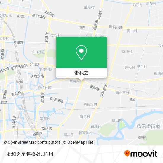 永和之星售楼处地图