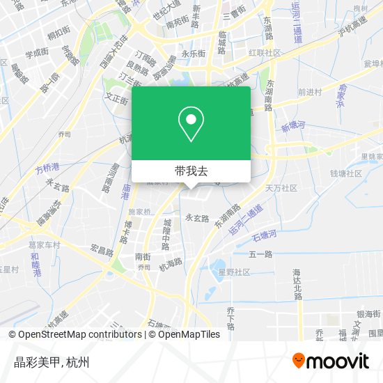 晶彩美甲地图