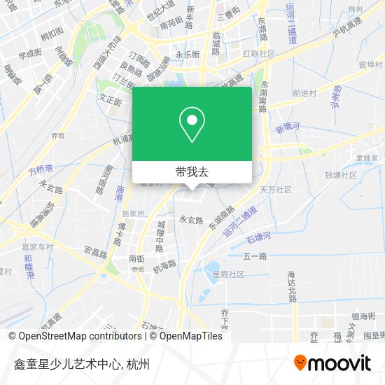 鑫童星少儿艺术中心地图