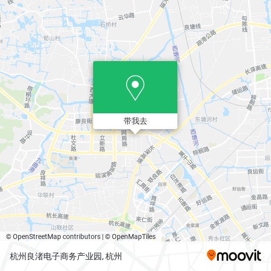 杭州良渚电子商务产业园地图