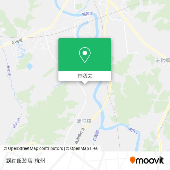 飘红服装店地图