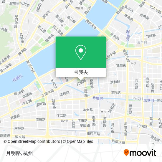月明路地图