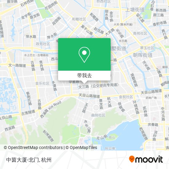 中茵大厦-北门地图