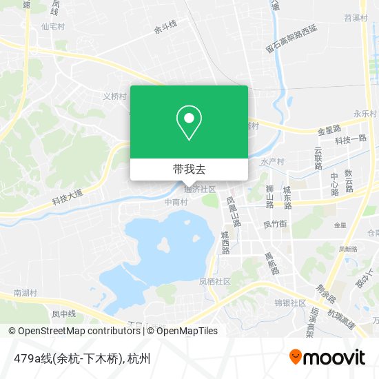 479a线(余杭-下木桥)地图