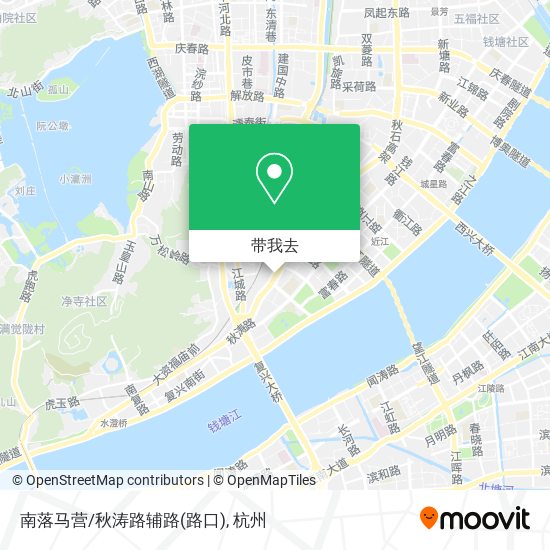 南落马营/秋涛路辅路(路口)地图