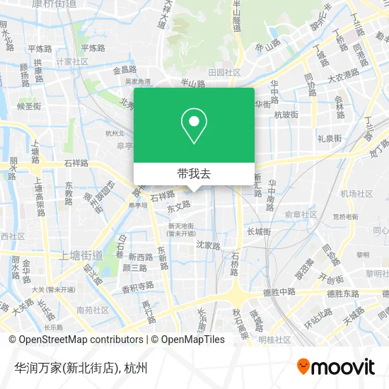 华润万家(新北街店)地图