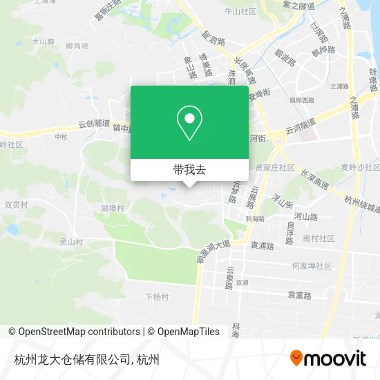 杭州龙大仓储有限公司地图