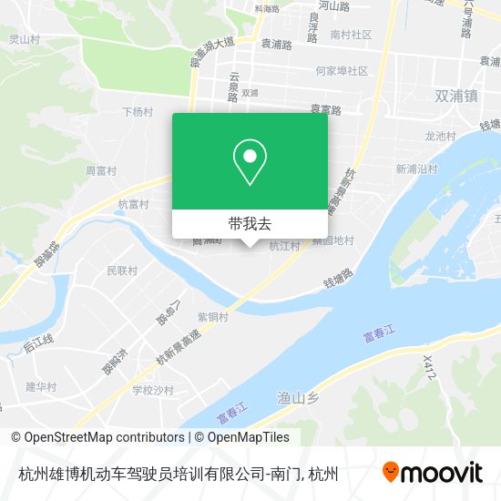 杭州雄博机动车驾驶员培训有限公司-南门地图