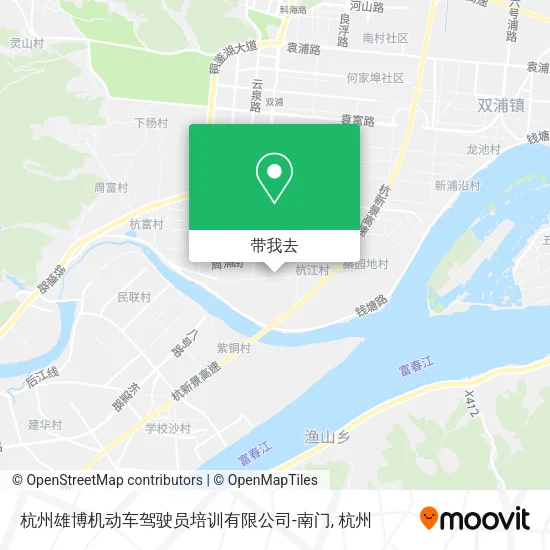 杭州雄博机动车驾驶员培训有限公司-南门地图