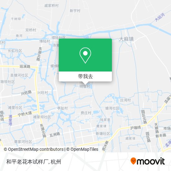 和平老花本试样厂地图