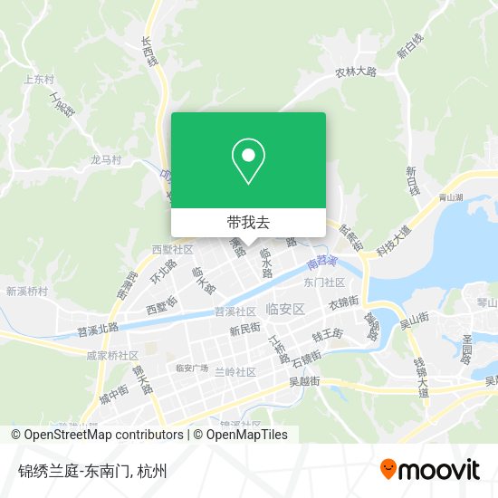 锦绣兰庭-东南门地图