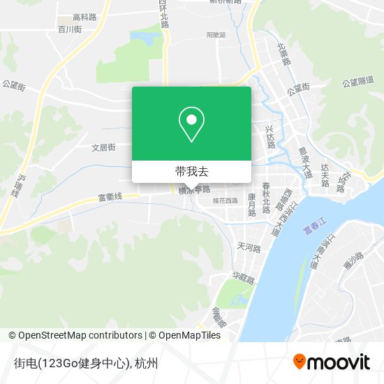 街电(123Go健身中心)地图