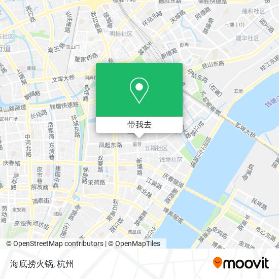 海底捞火锅地图