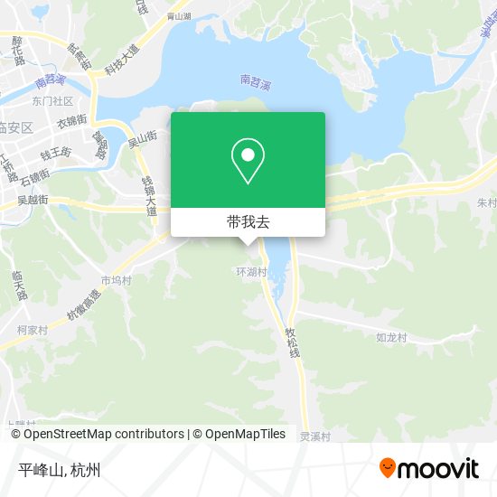 平峰山地图