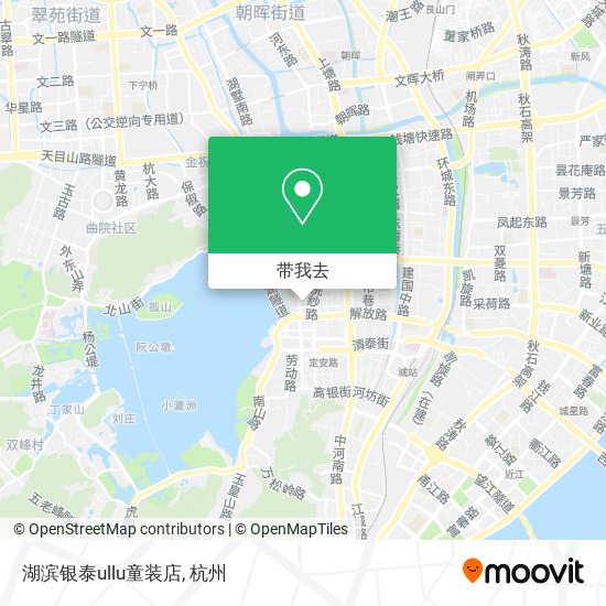 湖滨银泰ullu童装店地图