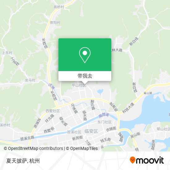 夏天披萨地图