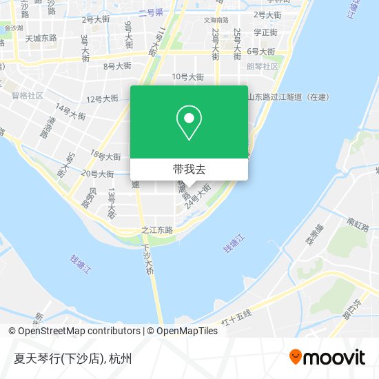 夏天琴行(下沙店)地图