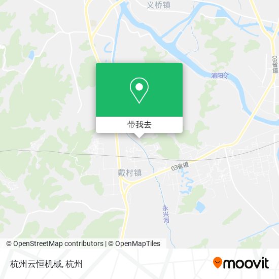 杭州云恒机械地图