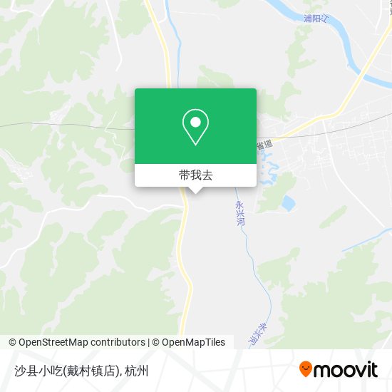 沙县小吃(戴村镇店)地图