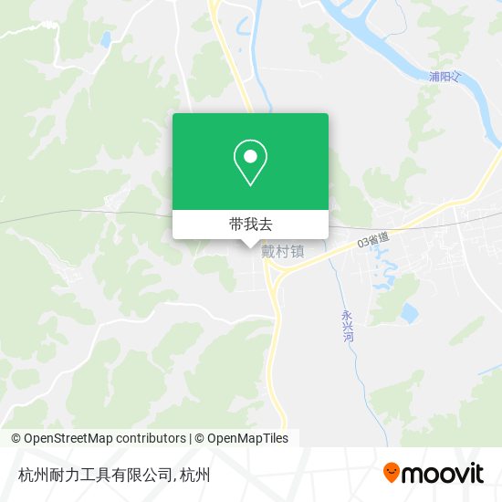 杭州耐力工具有限公司地图