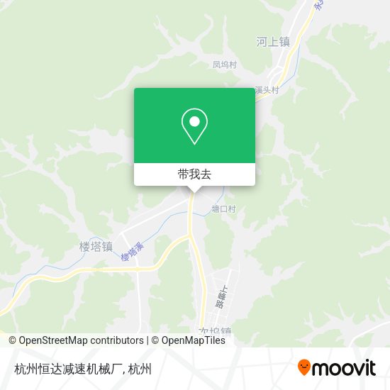 杭州恒达减速机械厂地图