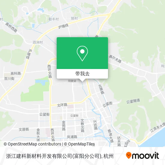 浙江建科新材料开发有限公司(富阳分公司)地图