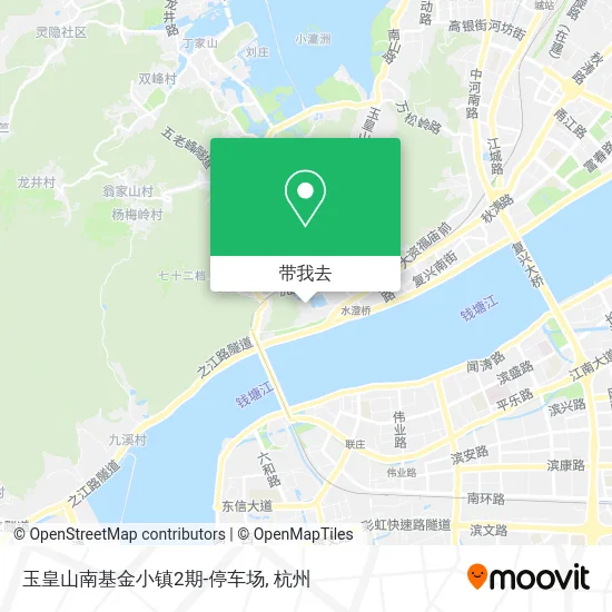 玉皇山南基金小镇2期-停车场地图