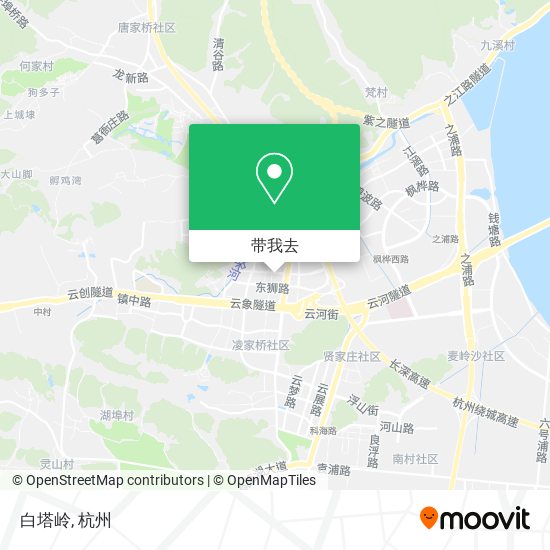 白塔岭地图