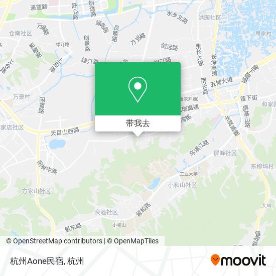 杭州Aone民宿地图