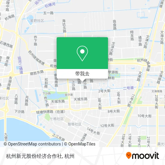 杭州新元股份经济合作社地图