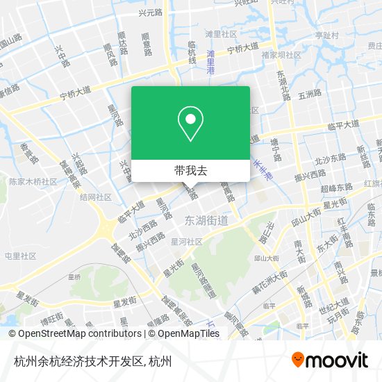杭州余杭经济技术开发区地图