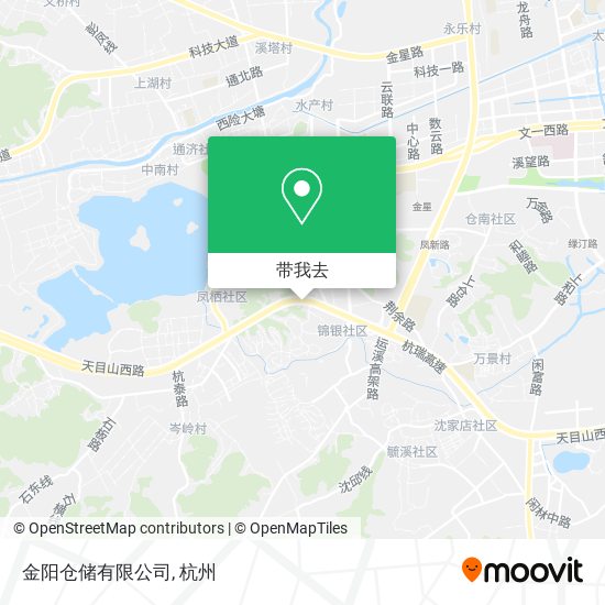 金阳仓储有限公司地图