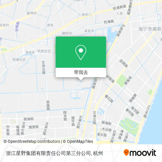 浙江星野集团有限责任公司第三分公司地图