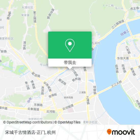 宋城千古情酒店-正门地图