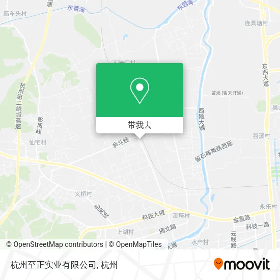 杭州至正实业有限公司地图