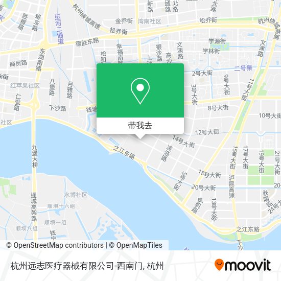 杭州远志医疗器械有限公司-西南门地图