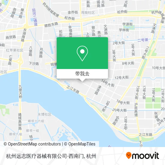 杭州远志医疗器械有限公司-西南门地图