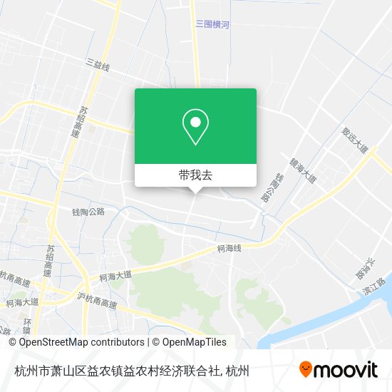 杭州市萧山区益农镇益农村经济联合社地图