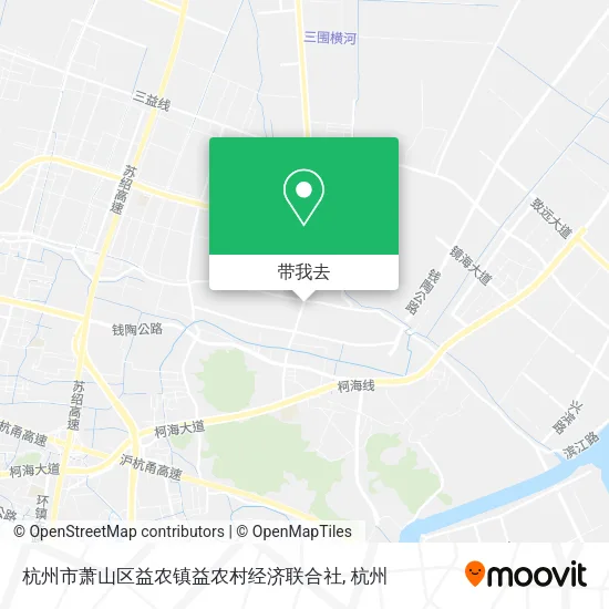 杭州市萧山区益农镇益农村经济联合社地图