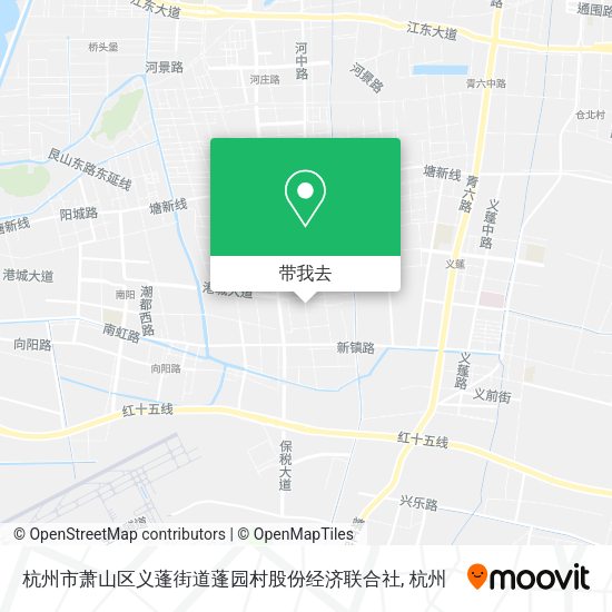 杭州市萧山区义蓬街道蓬园村股份经济联合社地图