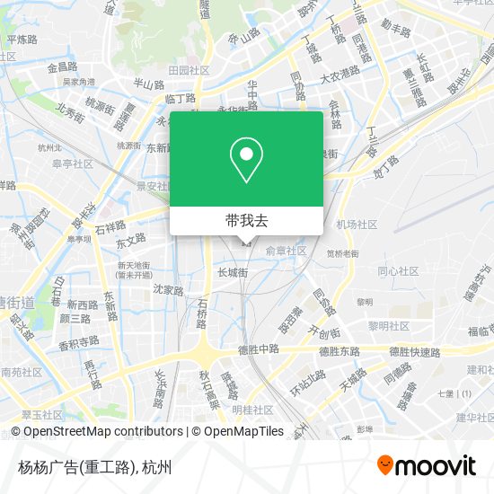 杨杨广告(重工路)地图