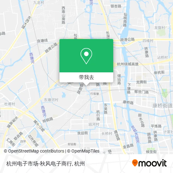 杭州电子市场-秋风电子商行地图