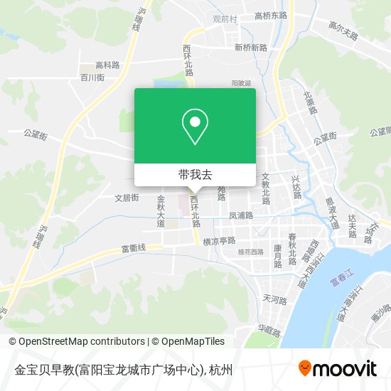 金宝贝早教(富阳宝龙城市广场中心)地图