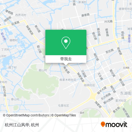 杭州江山风华地图
