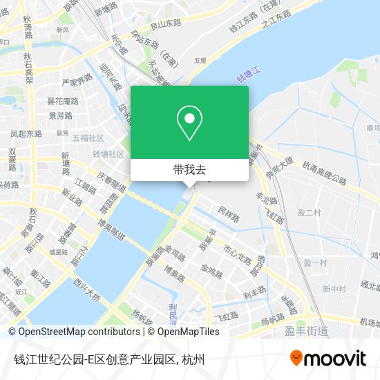 钱江世纪公园-E区创意产业园区地图