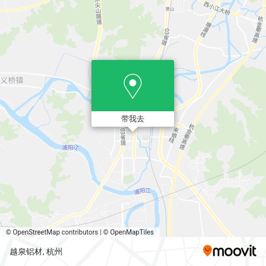 越泉铝材地图