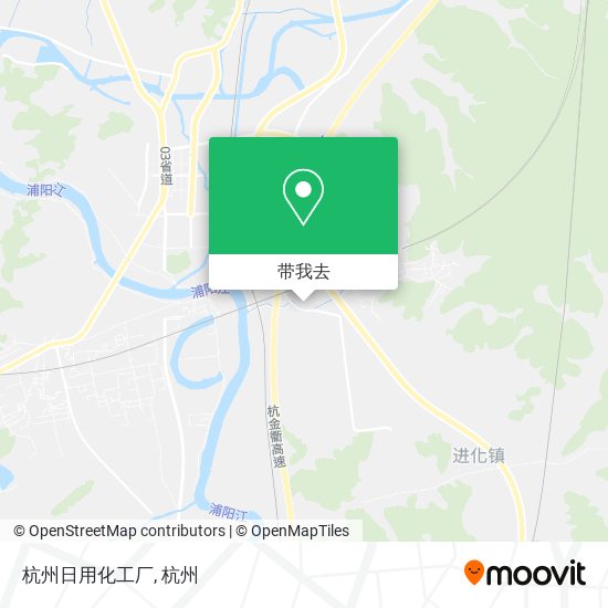杭州日用化工厂地图